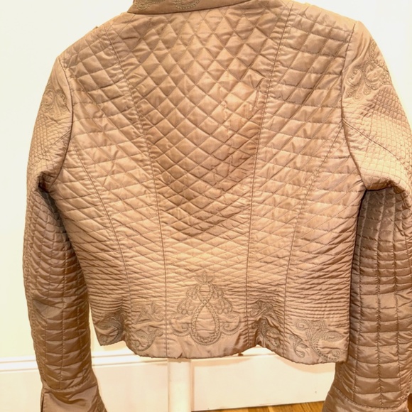 Vintage ELIE TAHARI Silk Jemina Victorian Embroidered Quilted Artwear Jacket Sm - Picture 2 of 10